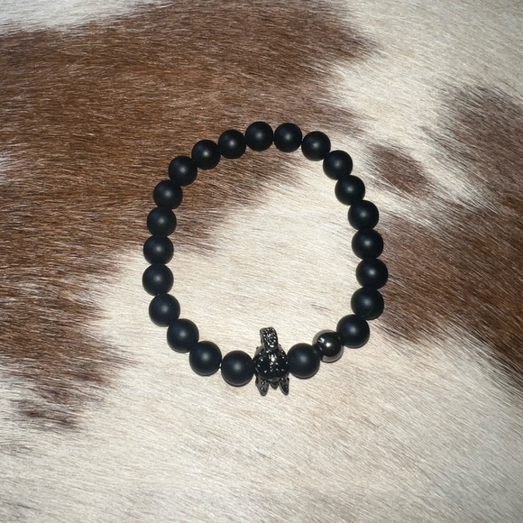 King Crown Bracelet Matt Black 👑 - Picture 2 of 4